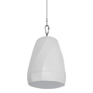 Aufgehängter Lautsprecher – 2 Wege: Tieftöner 5,25 Zoll Reflex + Hochtöner 1 Zoll – Leistung 2,5/5/8/15/30 W (100 V) und 8 Ohm – Empfindlichkeit 86 dB – Bereich 110 Hz – 20 kHz – mehrere Installationen