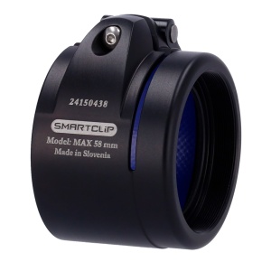 Aufsteckbarer Thermoadapter – Gewinde M52x0,75 – Größe 58 mm – Aluminium – Schwarz