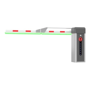 Barreira de estacionamento - Braço angular em 90º (3 m) - Abertura à direita | 5.000.000 ciclos - Indicadores LED | Modo de emergência - Apta para Exterior IP54