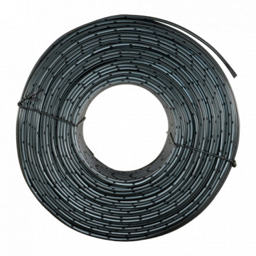 Bobine de câble de 100 mètres - Couleur rouge et noir - DC parallèle - 2 x 0,75 mm - Conducteur CCA CCA 11 / 0,3 mm - PVC 2,5 mm