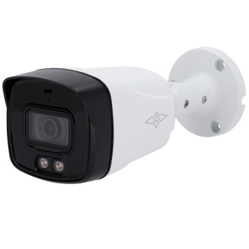Bullet HDCVI X -Security Camera - CMOS 4K - 3.6 mm Lens - WDR (120db) - Double Light: IR + White range 40 m | Microphone - Waterproof IP67