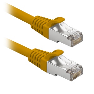 Cabo de ligação F/UTP - Ethernet - Conectores RJ45 - Categoria 6 - 2 m - Cor laranja