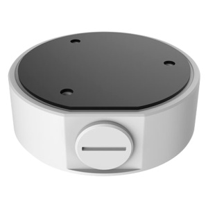 Caixa de conexões - Para câmaras dome - Apto para uso exterior - Instalação em tecto ou parede - Passador de cabos - Cor branca 36 mm (A) x 117.8 mm (Ø)