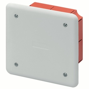 Caixa de derivação de encastrar 48 PT, 92 × 92 × 45 mm