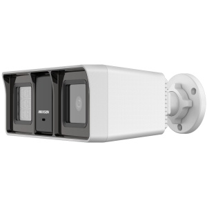 Câmara bullet Hikvision 4en1 Gama VALUE - Resolução 3K (2960x1665) - Lente 2.8 mm - IV e alcance da luz branca 60m - Áudio sobre cabo coaxial | Microfone embutido - Grau de protecção IP67