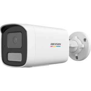 Câmara Bullet IP gama VALUE - Resolução 6 Mpx (3200x1800) - Lente 2.8 mm - ColorVu 3.0: imagem a cores 24 horas - Luz híbrida 50 m | Microfone integrado - Deteção de movimento 3.0 | PoE IP67