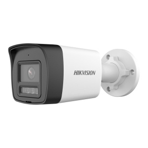 Cámara Bullet IP Hikvision gama Value - Resolución 4 Mpx (2688x1520) | Lente 4 mm - Luz híbrida 30 m | WDR 120 dB - Detección de movimiento 3.0 - Micrófono integrado | PoE - Grado de protección IP67