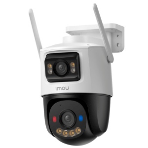 Câmara Cruiser Dual 2 Pro 4+4MP - WiFi 6 - Lente DUAL / Autotracking / AURORA - Áudio bidirecional / Sirene + flash azul-vermelho - AIGO Play / IMOU SENSE / AOR - Apto para exterior