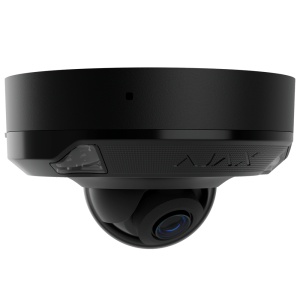 Câmara IP 5 Megapixel Ajax - 1/2.8" Progressive Scan CMOS - Lente 2.8 mm, ranhura MicroSD até 256GB - IR15m | Luz Branca 15 m | PoE 802.3at/af - Com Inteligência Artificial - Cor preto