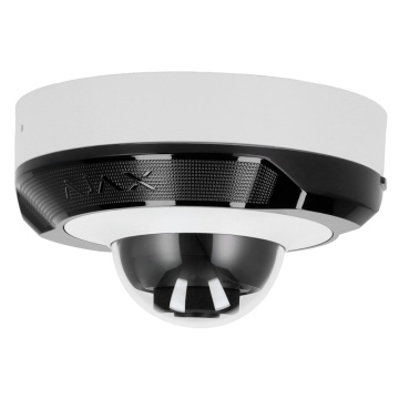 Câmara IP 5 Megapixel Ajax - Progressive Scan CMOS - Lente 4 mm, ranhura MicroSD até 256GB - Alcance dos LEDs IV 15m, PoE 802.3at - Com Inteligência Artificial - Cor branco