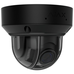 Câmara IP Dome 8 Mpx Ajax - 1/2.8" Progressive Scan CMOS - Lente varifocal motorizada 2.8~12 mm - IV 40m | Luz Branca 25 m | MicroSD até 256GB - 120 dB TrueWDR | Deteção de movimento | IA - Grau de proteção IP67, IK10 | Cor: Preto