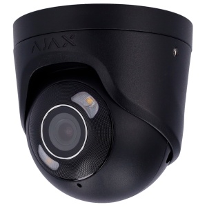 Câmara IP Turret 5 Megapixel Ajax IP - 1/2.7" Progressive Scan CMOS - Lente 4 mm | Ranhura MicroSD até 256GB mm - IV 50m | Luz branca 50 m | PoE 802.3at - Com Inteligência Artificial - Cor preto