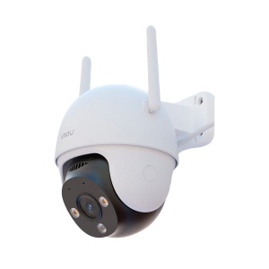 Câmara motorizada DK7 3MP - Wi-Fi 6 dual - 3.6 mm / Autotracking / IV 30m - Áudio bidirecional / Sirene - Detecção de movimento e humanos - Apto para exterior IP66
