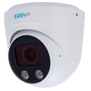 Cámara Torreta IP AI EASY-P - 8MP | Lente Motorizado 2.7~13.5 mm - IR 40 m | Luz blanches 30 m | Micrófono - Compatibilidad total estafa Uniview y Caminata - Presentar Umd y Movimiento Detectar 2.0 - IP67 | Papa | P2P | Metal