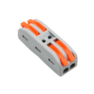 Cártido - Conector de cable - 2 Prohibido e 2 Salidas - Metro de cables 28 ~ 12AWG - Sección 0,08 ~ 4mm² - 10 unidades