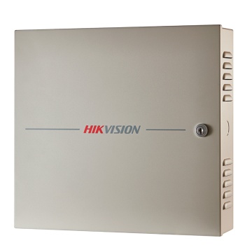 Contrôleur d'accès multi-identification - Facial, empreinte digitale, carte, QR ou broche - 1 port | Communication TCP / IP et RS485. - 2 lecteurs de Wiegand | 2 lecteurs par OSDP - Power Box | Compartiment de batterie - Logiciel IVMS -4200