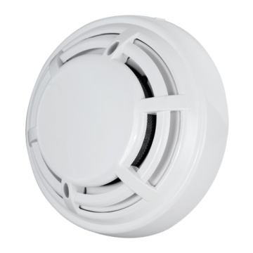 Conventional Fire Optical Detector - EN54 Part 7 Certificate - Double Alarm LED for your visualization from anywhere - manufactured in heat resistance ABS material - does not include base - compatible with v2 bases.
