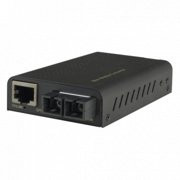 Convertidor de medios de comunicación - Éternet RJ45 - Fibra Multimodo - Conector SC Dúplex - TRX 850 nm - Gigabit - Máximo 550 m
