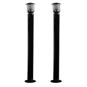 Detector de barreira por infravermelhos - Cablado | 8 feixe de luz - Alcance máx. de detecção 100 m - Instalação simples com LED e buzina - Unico sentido para cada torre - Saída de relé NC/NO | Alimentação 12~18VDC