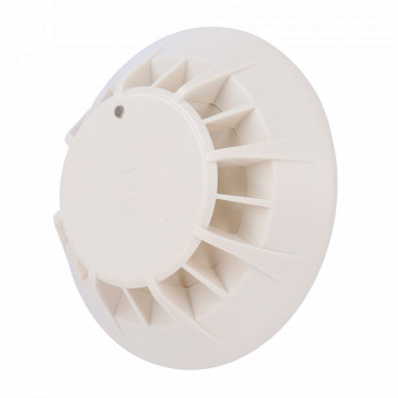 Detetor térmico convencional Jade Bird - Sensibilidade e classes ajustáveis (A2R, A2, A2S) - LED com visão 360° - Saída do indicador remoto - Não inclui base - Certificado EN 54-5