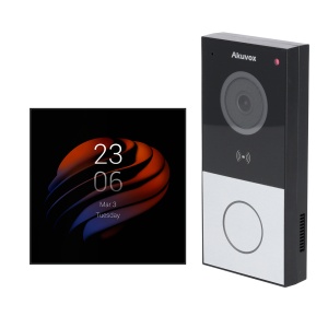 DOMOOTIC KIT AND ANDROID VIDEORY - IP & AMA; WIFI | Plate and Monitor - Bidirectional Audio - Bluetooth and Zigbee - MF, NFC and Ble Reader | Poe Standard - 1 Relay Exit | CLOUD MAINTENANCE - Monitor connection and plates via cloud