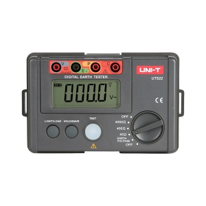 Earth resistance gauge - LCD display up to 4000 accounts - Earth resistance measurement up to 4000Ω - Earth voltage measurement up to 400V - Data storage - Automatic deleted