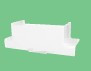 EFAPEL - 10081GBR -Bohrungen für Ladung 110x34 freier weißer Halogen - 5603011603021