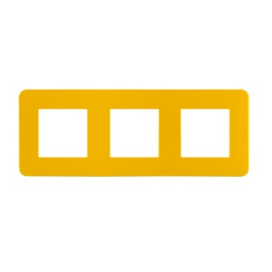 Efapel - 42930Tam Triple Miroir jaune - 5603011642808