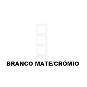 EFAPEL - 42930TBH BLANCO MATE TRIPLE ESPEJO/CROMADO - 5603011642822