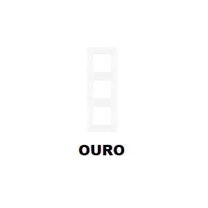 EFAPEL - 42930TOR ESPELHO TRIPLO OURO - 5603011642921