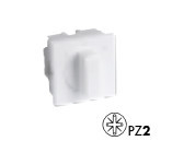 EFAPEL - 45301SAL COMUTADOR ROTATIVO - 2 MÓDULOS ALUMINA - 5603011624392