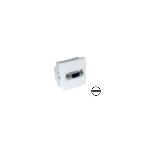 EFAPEL - 45430SPT TOMADA VGA - 2 MÓD PRETO - 5603011620059