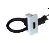 EFAPEL - 45435SBM HDMI Plug with Connector - 1 Mód White Mate - 5603011628055