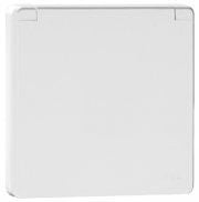 EFAPEL - 50634TPT SCHUKO CENTER W/COVER AND OBTUR (IP44) BLACK - 5603011067106