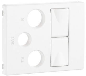 EFAPEL - 70773TBR CENTRE POUR TONE MIXT R -TV -SAT 2XRJ45 WHITE - 5603011577292