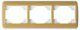 EFAPEL - 70931TMC Triple Horizontal Ivory/Cherry Mirror - 5603011047719