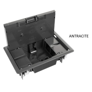 EFAPEL - 83004CAT ANTHRAZIT BODENKASTEN - 8 MODULE - 5603011643775