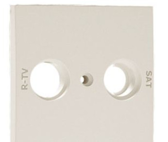 Efapel - 90685TMF C. Tom. Multiacas R -TV 2 Sorties Ivory - 5603011064488