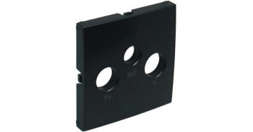 EFAPEL - 90775TPM Center for Plot R -TV -SAT BLACK MATE - 5603011606428