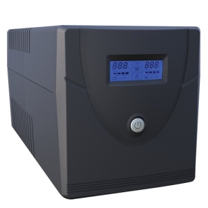 Einphasige Line-Interactive-USV – Leistung 1000 VA/600 W – Eingang 220–240 VAC/Ausgang 230 VAC – 4 geschützte SAI/USV-Ausgänge – Ladezeit 6–8 Stunden – 2 versiegelte Blei-Säure-Batterien (im Lieferumfang enthalten)
