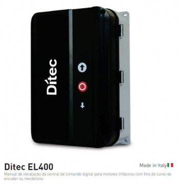 EL400 - NRG - Command frames for 1 three -phase engine for mechanical course and configuration through LED display