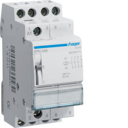 EPN546 - Telerruptor 230V 50Hz 3NA+1NF 2M HAGER EAN:3250612369430