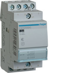 ESD425SDC - Silent Clyptor 25A, 4NA, 24 V DC 2M Hager EAN: 3250612230631
