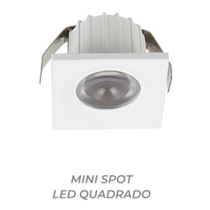 ESL4012WW-PT - 100100200113 - MINI QUADRATISCHER LED-SPOT 3W 3000K IP44 SCHWARZ