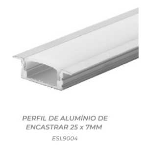 ESL9004 - 100101000004 - Profil pour bande LED avec diffuseur mat