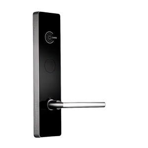 Fechadura de hotel online - Abertura por cartão MF - Backset 62.5 mm | Abertura à direita - Autónoma 4 x pilhas AA - Bombín de emergência - Gestão com o software ZKBio CVSecurity