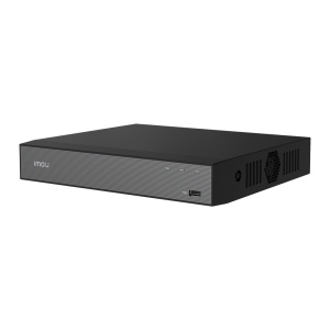 Gravador NVR para câmaras IMOU - 8 portas PoE com 18 canais de vídeo IP - Compressão H.265 / H.264 - Largura de banda 90Mbps - Saída HDMI e VGA 4K - Suporta 1 disco rígido até 16TB