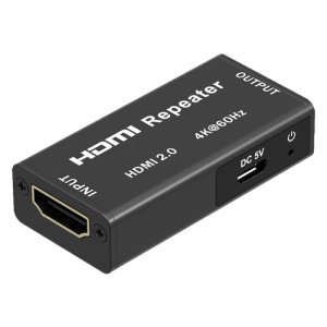 HDMI Extender - Admet la résolution 4K - l'alimentation passive - permet de répéter jusqu'à 40 m - codage et recodage pour augmenter la distance HDMI