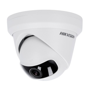 Hikvision - Câmara panorâmica IP Turret da gama PRO - Resolução 4 Megapixel - Lente 1.68 mm | Visão panorâmica 180º - Alcance IR 10 m | PoE - Apta para Interior