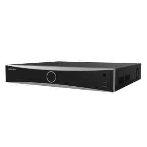 Hikvision gravador NVR 32 CH IP gama PRO - Switch 16 CH PoE máx. 200 W - Resolução máxima 12Mpx - Largura de banda 256 Mbps | Alarmes | Áudio - Reconhecimento facial | Suporta 4 discos rígidos - Deteção de movimento 2.0 | AcuSense